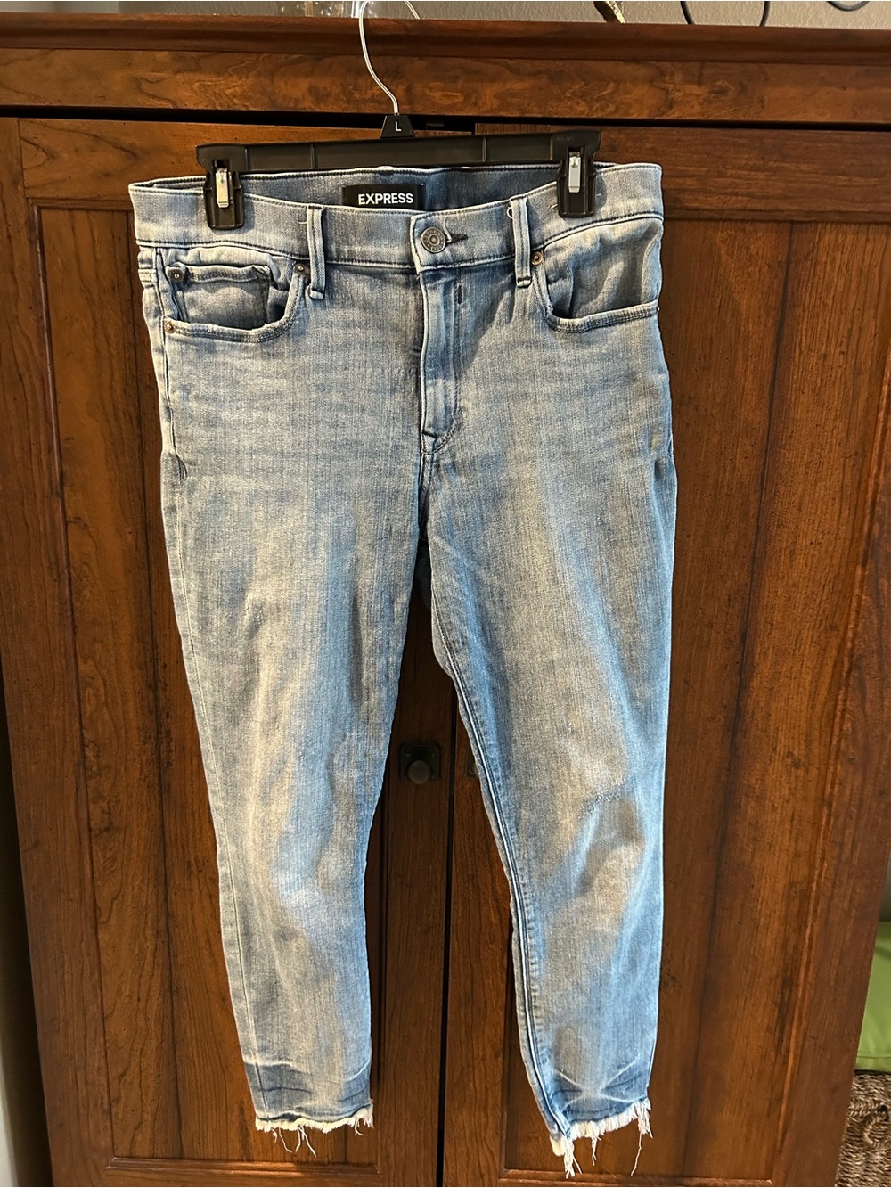 Express Slim Straight Light Wash Men’s Jeans